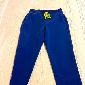 Figs Electric Blue XS Zamora Scrub Pants